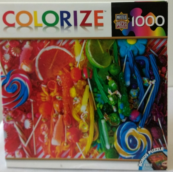 Taste the Rainbow 1000pc puzzle - Picture 1 of 6